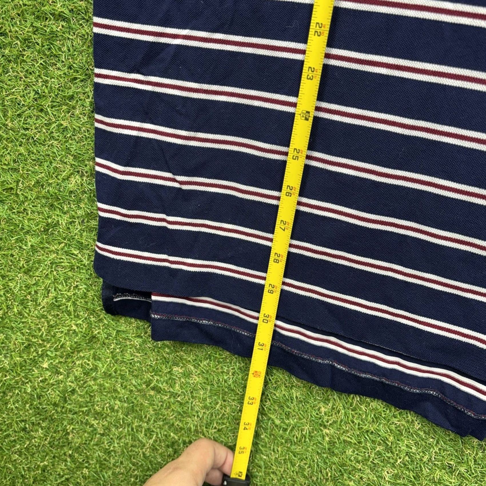 Polo Ralph Lauren Polo Ralph Lauren Polo Shirt Mens Large Short Sleeve Collared Performance Golf Striped Blue Logo Classic RLX Shirt Mens Size US L / EU 52-54 / 3 - 7 Thumbnail