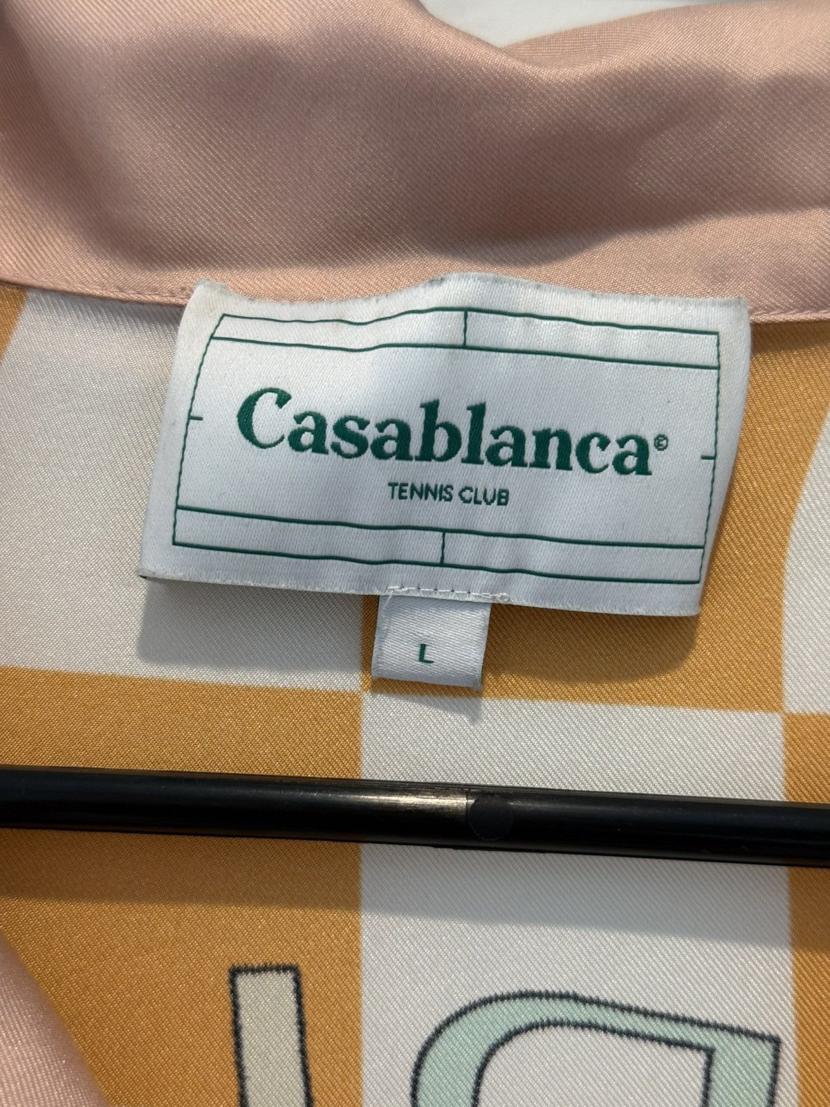 Casablanca Casablanca Tennis Club Silk Shirt – Size L Size US L / EU 52-54 / 3 - 4 Thumbnail