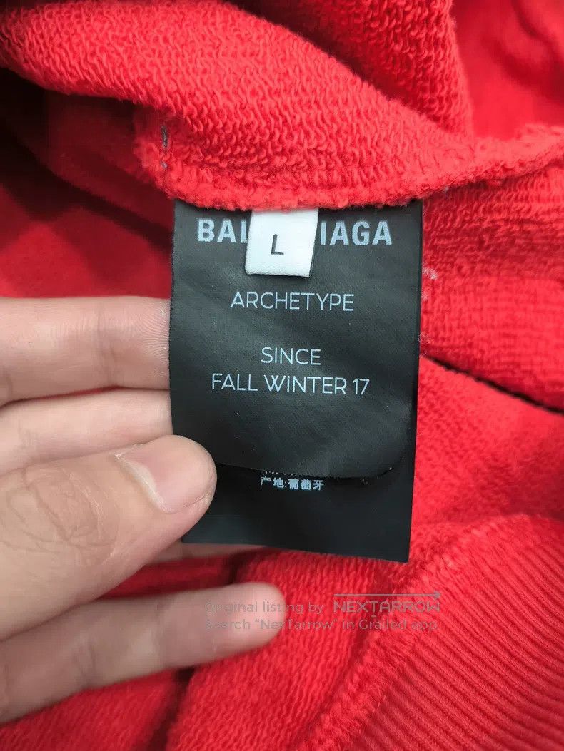 Balenciaga Balenciaga Coke wavy hooded long-sleeved sweater Size US L / EU 52-54 / 3 - 6 Thumbnail
