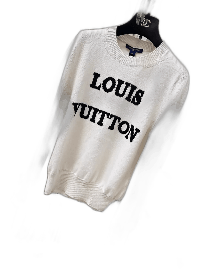 Louis Vuitton Louis Vuitton Knitted Top With Logo-2506 Size M / US 6-8 / IT 42-44 - 1 Thumbnail