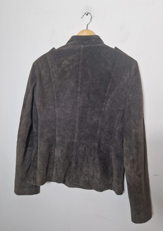 Other dark suede brown leather jacket Size XL / US 12-14 / IT 48-50 - 3 Thumbnail