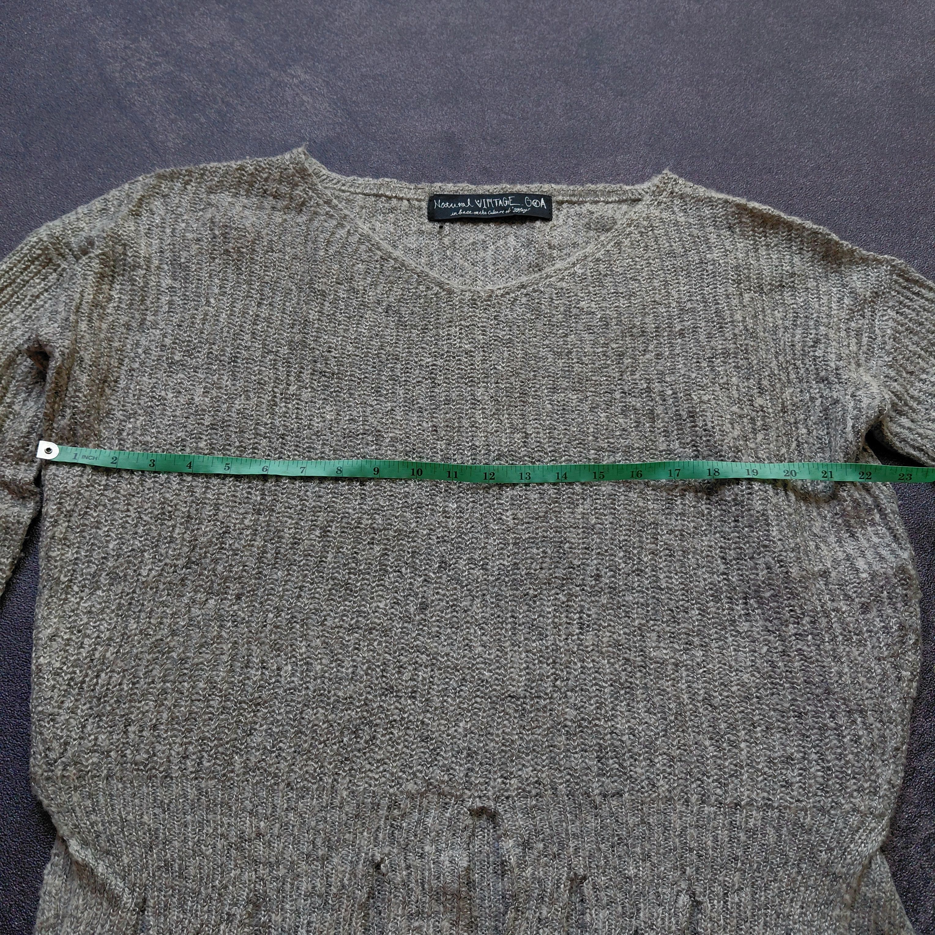 GOA GOA Distressed Japanese Archive Open Knit Sweater Size US M / EU 48-50 / 2 - 11 Thumbnail