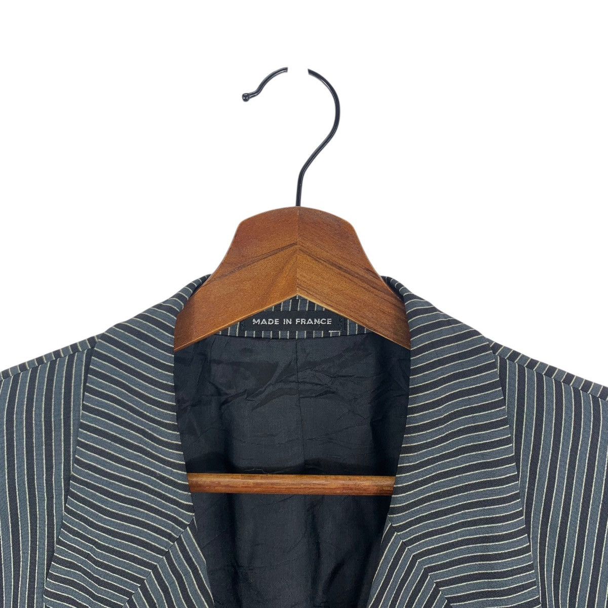 Vintage VINTAGE AGNES B HOMME STRIPE COAT BLAZER Size US M / EU 48-50 / 2 - 5 Thumbnail