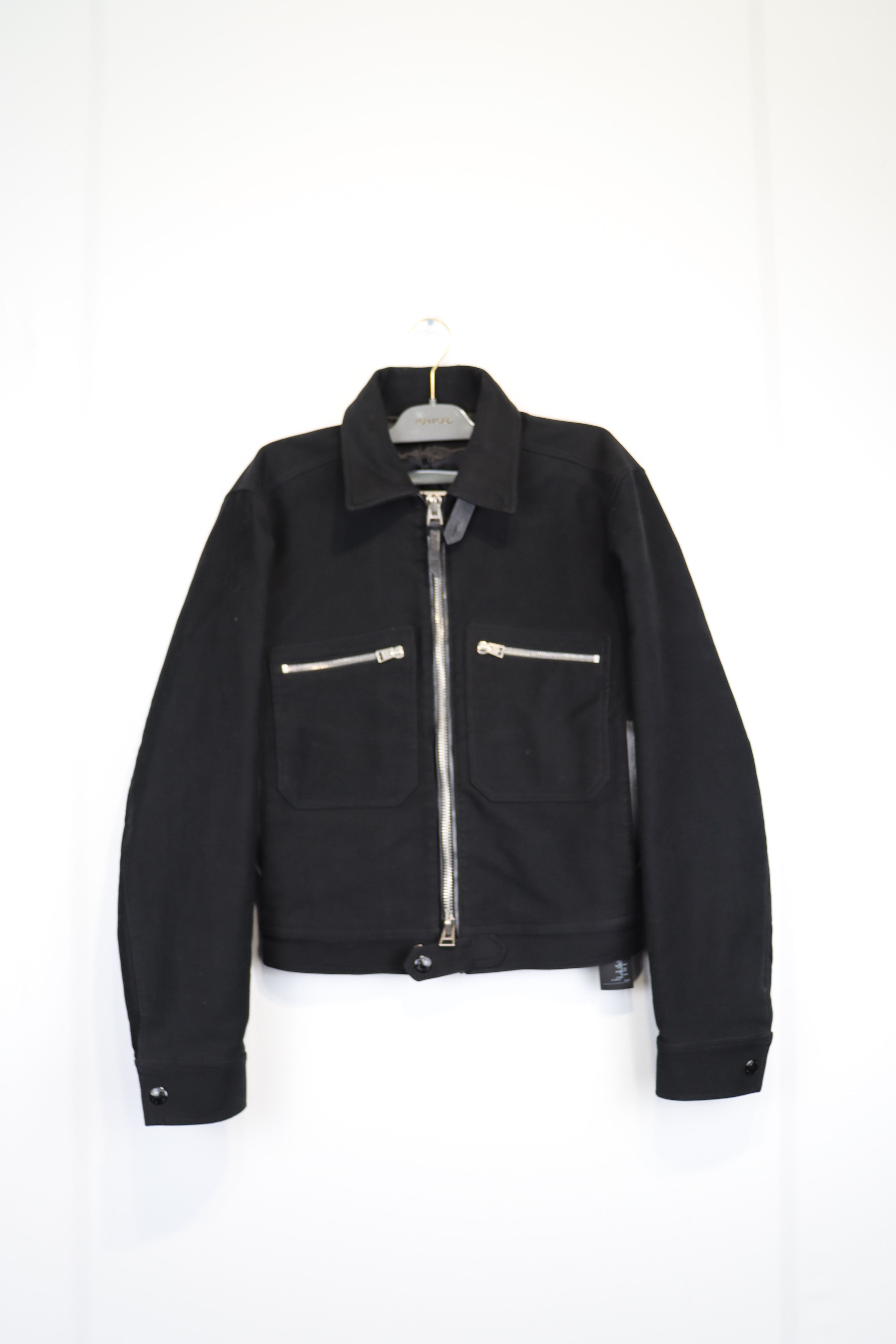 Tom Ford o1rshd1 Blouson Zip Jacket in Black Size US M / EU 48-50 / 2 - 1 Thumbnail
