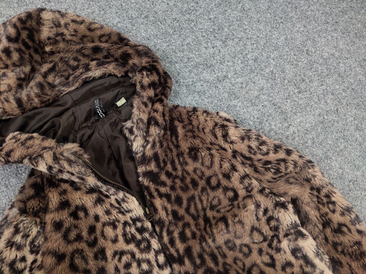 If Six Was Nine Vintage Y2K LGB Style Leopard hysteric Fur Hooded Jacket Size S / US 4 / IT 40 - 5 Thumbnail
