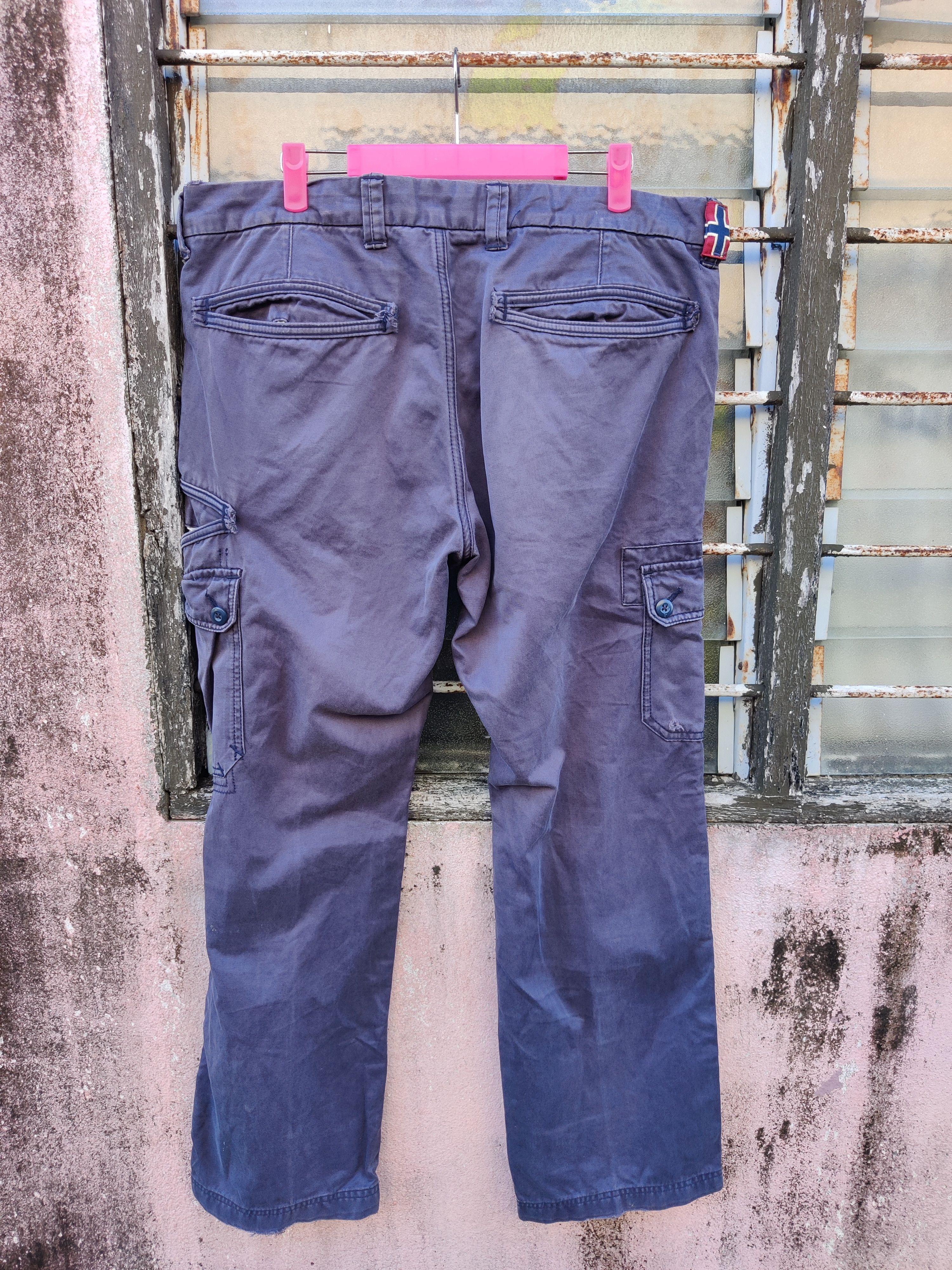 Napapijri Vintage Distressed Napapijri Cargo Pants Size US 36 / EU 52 - 4 Thumbnail