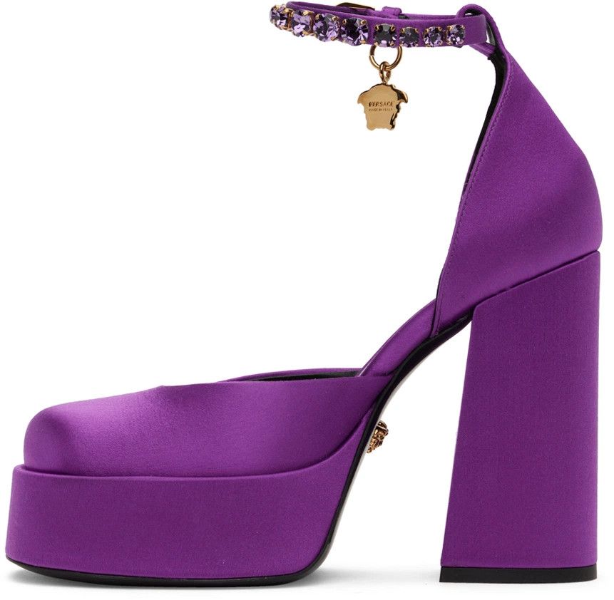 Versace o1y0226 Pumps in Purple Size US 9 / IT 39 - 2 Thumbnail
