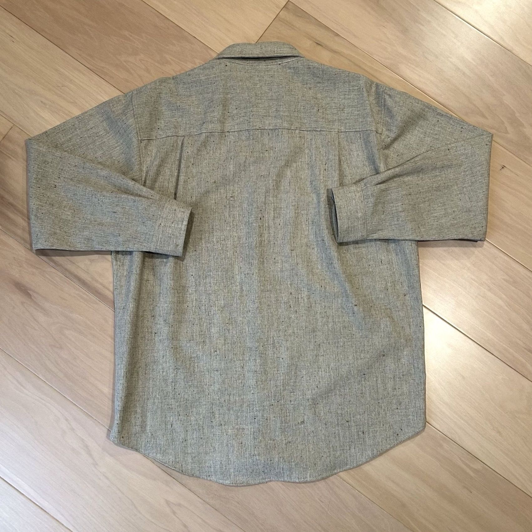 Pendleton VINTAGE Pendleton Button-Down Shirt Long Sleeve USA Made Men’s Large Beige Wool Pockets Urban Fashion 90s? Size US L / EU 52-54 / 3 - 4 Thumbnail