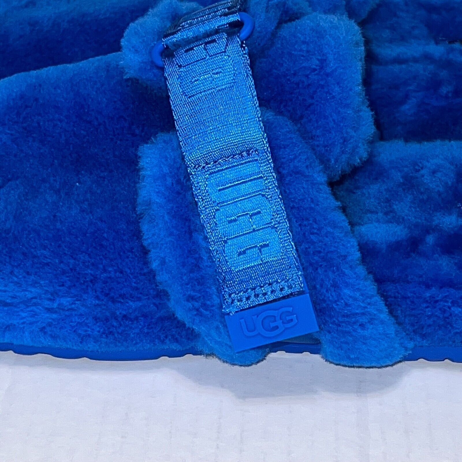 Ugg UGG PLUSH Men's Size 11 Fluff Slip On Lamb Fur Slippers Blue Size US 11 / EU 44 - 9 Thumbnail