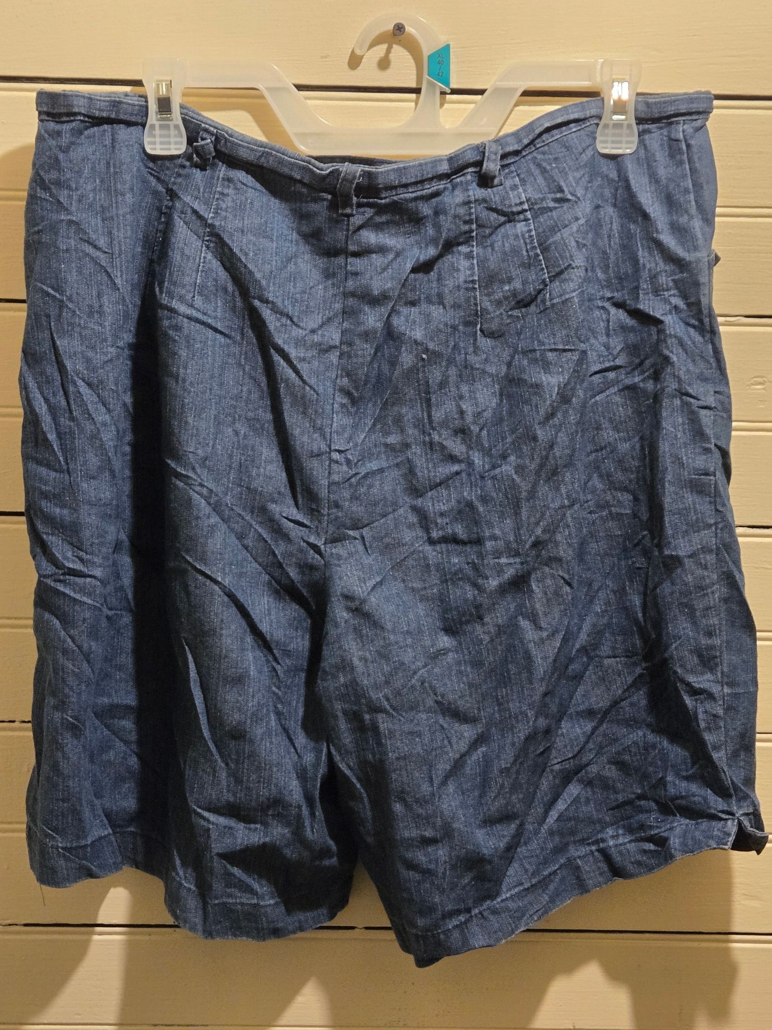 Other White Stag Shorts Womens 14 Blue Chambray Relaxed Fit Size 36" / US 14 / IT 50 - 2 Thumbnail