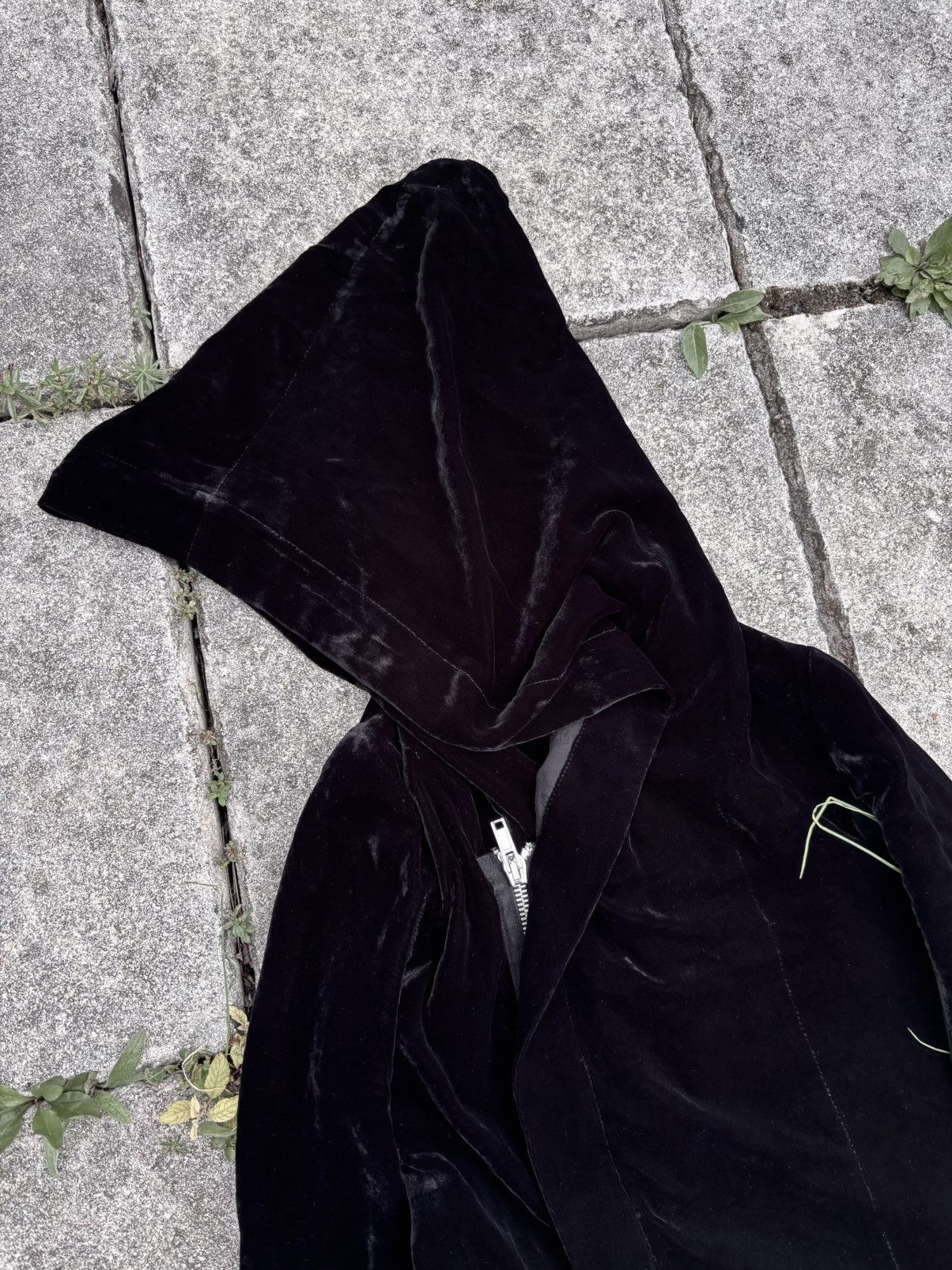 Rick Owens Rick Owens 1/1 pre 2008 velour mountain hoodie Size S / US 4 / IT 40 - 2 Thumbnail