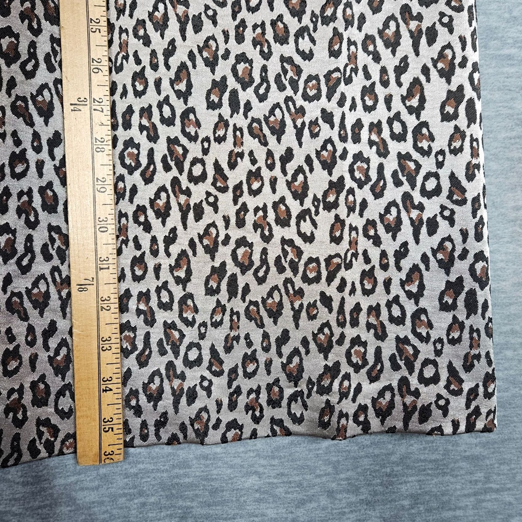 Banana Republic Banana Republic Leopard Printed Ruffle Bell Sleeve Dress Size 6 Casual Party/Cocktail A-Line Womens Multicolor Sleeveless Kn kih Size M / US 6-8 / IT 42-44 - 6 Thumbnail
