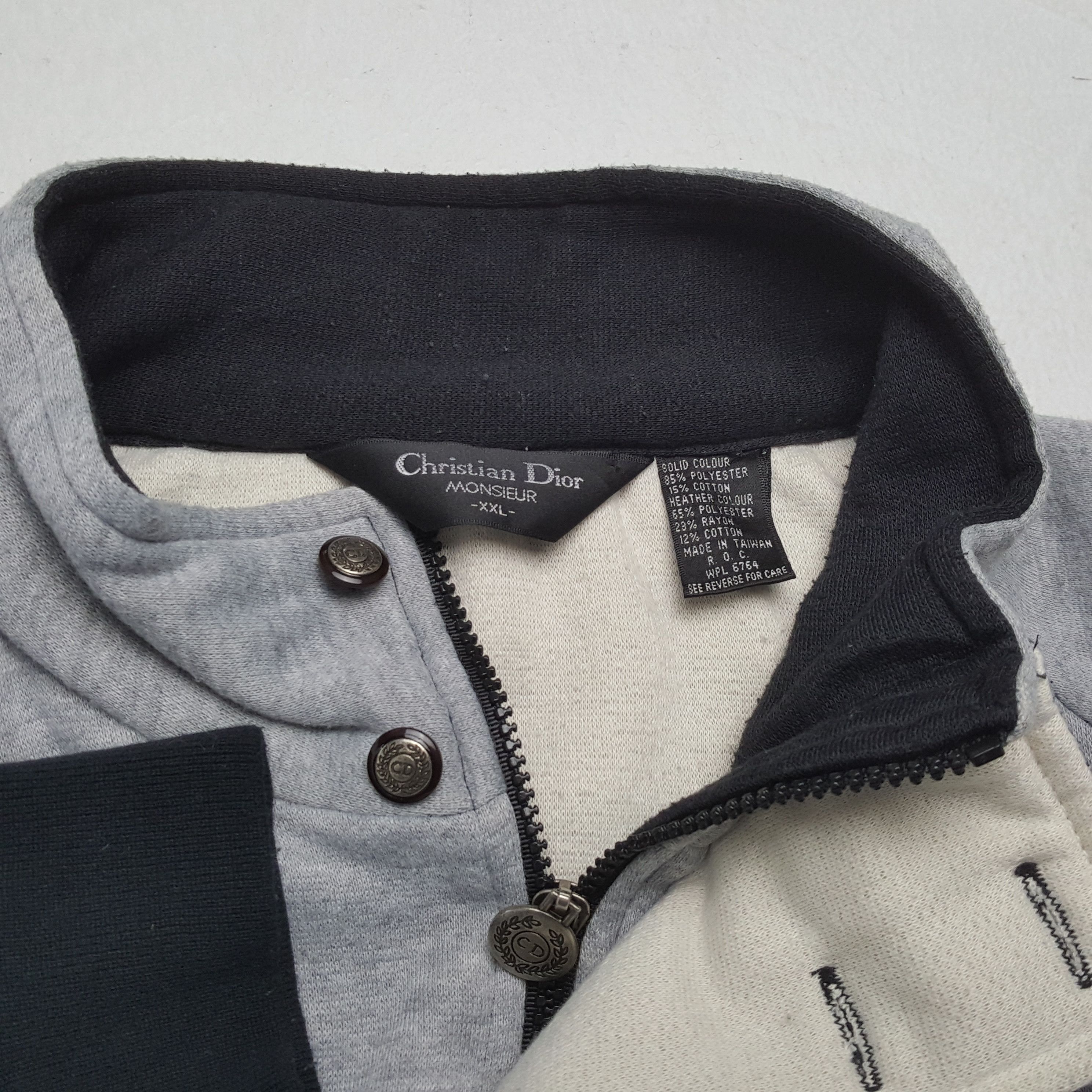 Christian Dior Monsieur CHRISTIAN DIOR Monsieur Nice Design Custom Jacket Sweater Size US XL / EU 56 / 4 - 10 Thumbnail