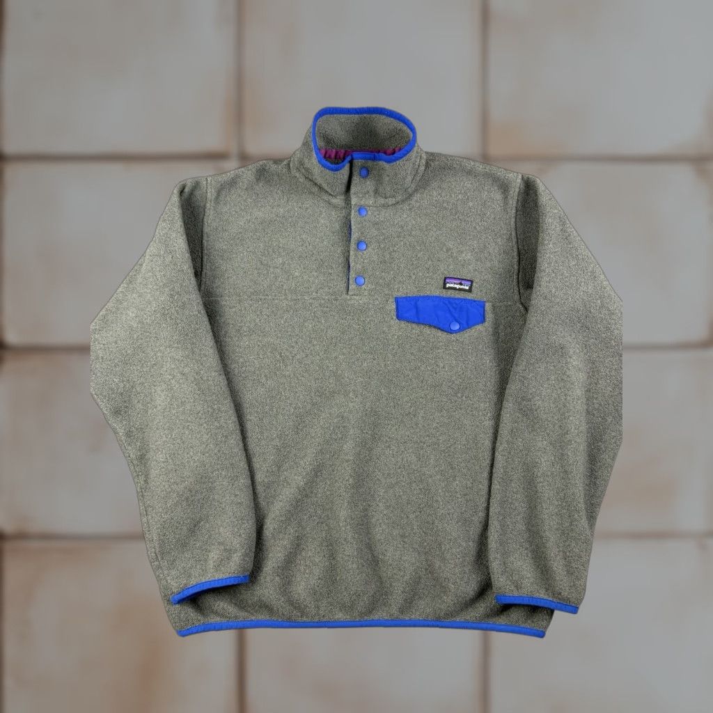 Patagonia VINTAGE Patagonia Synchilla Snap T Fleece Women’s M Gray Pullover Hiking Jacket Size M / US 6-8 / IT 42-44 - 1 Thumbnail