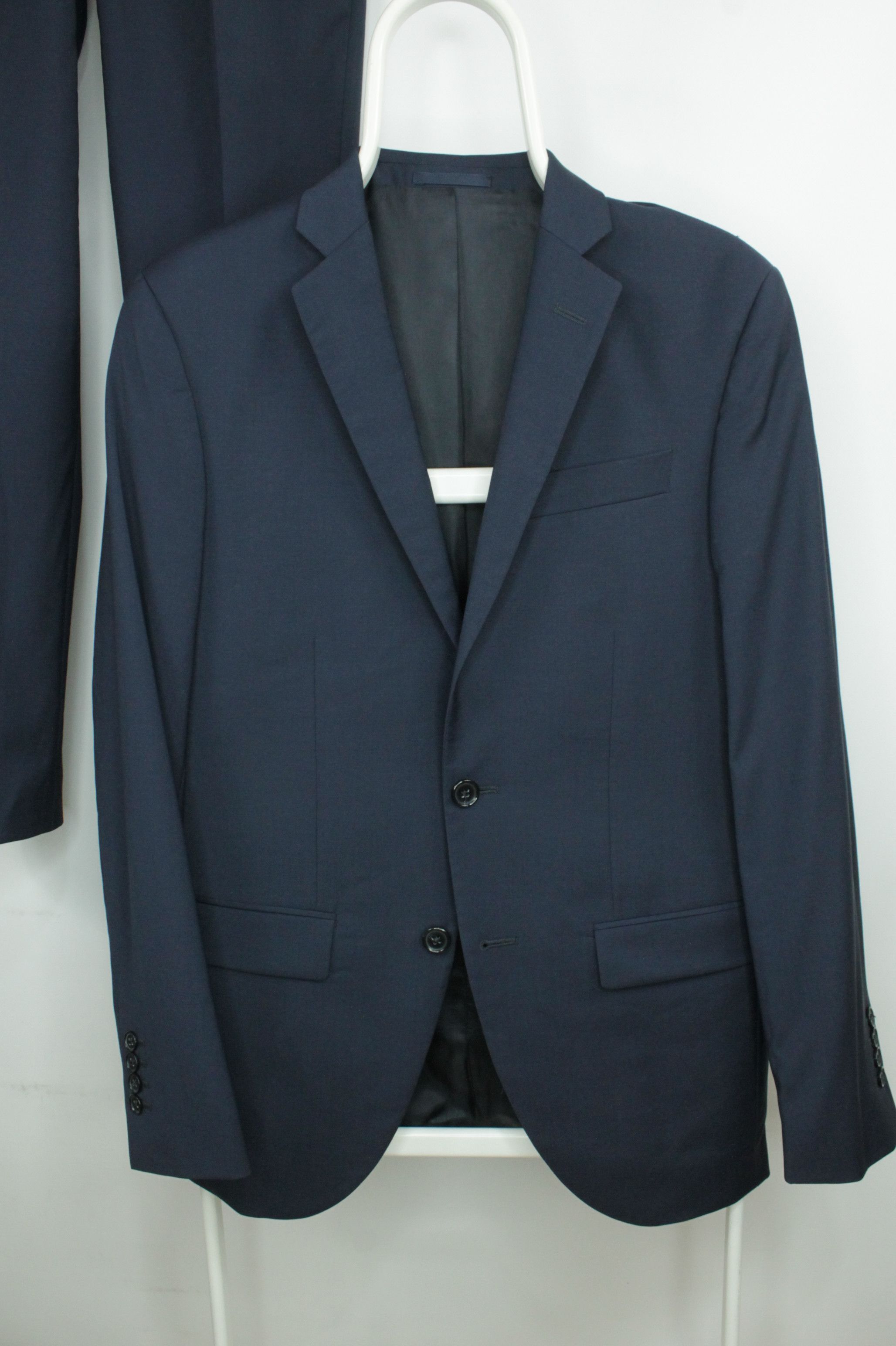Hackett Hackett London Stretch Plain Weave Wool Formal Suit Men's Size 36R - 2 Thumbnail