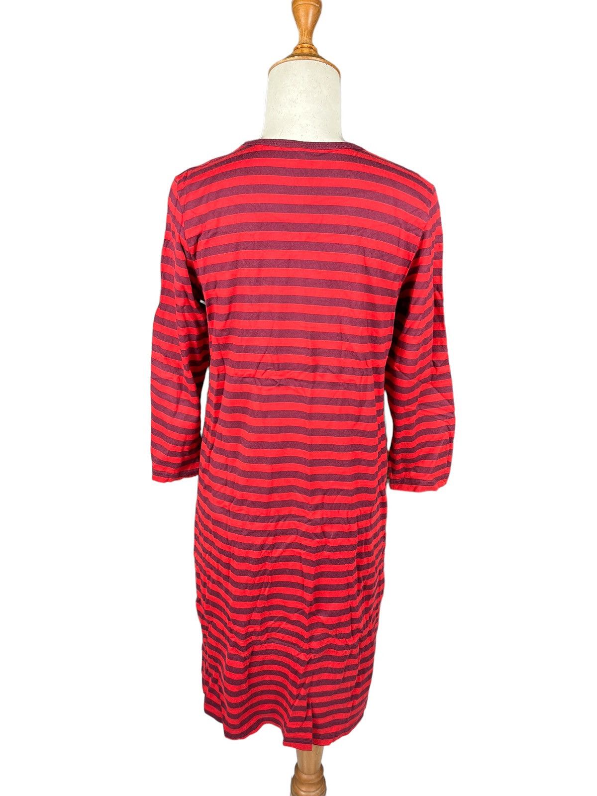 Marimekko Marimekko Striped Grunge Mini Dress Made In Finland Designer Size M / US 6-8 / IT 42-44 - 3 Thumbnail