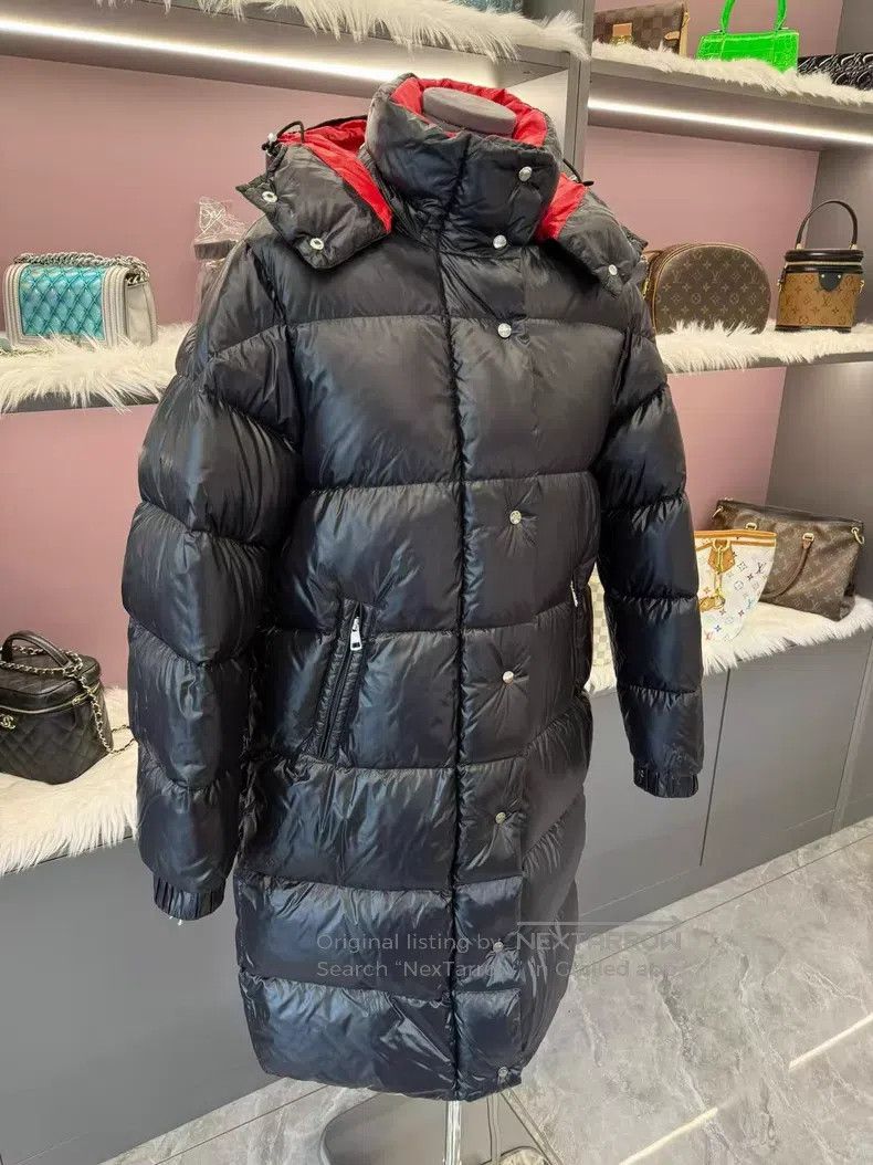 Valentino Valentino A long black down jacket Size XS / US 0-2 / IT 36-38 - 2 Thumbnail