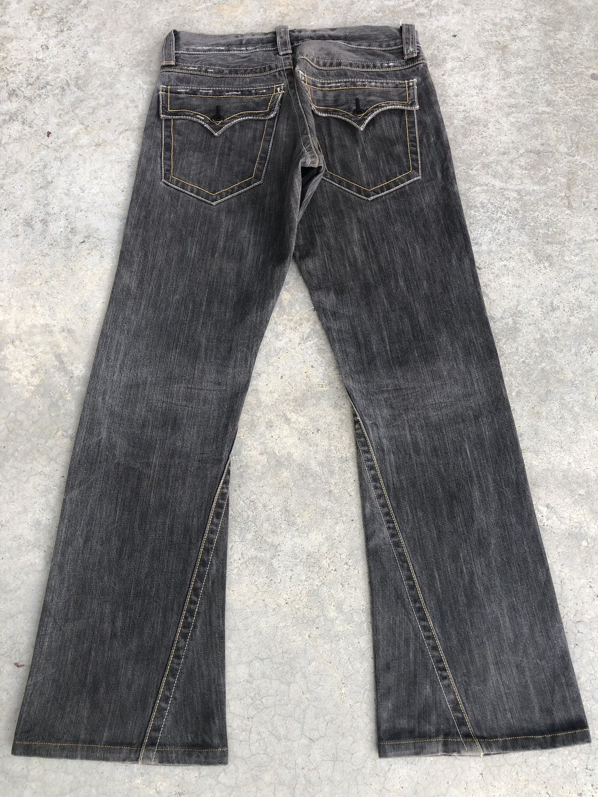 Japanese Brand Japanese Grancasa Flared Jeans Distressed Jeans Size US 31 - 2 Thumbnail