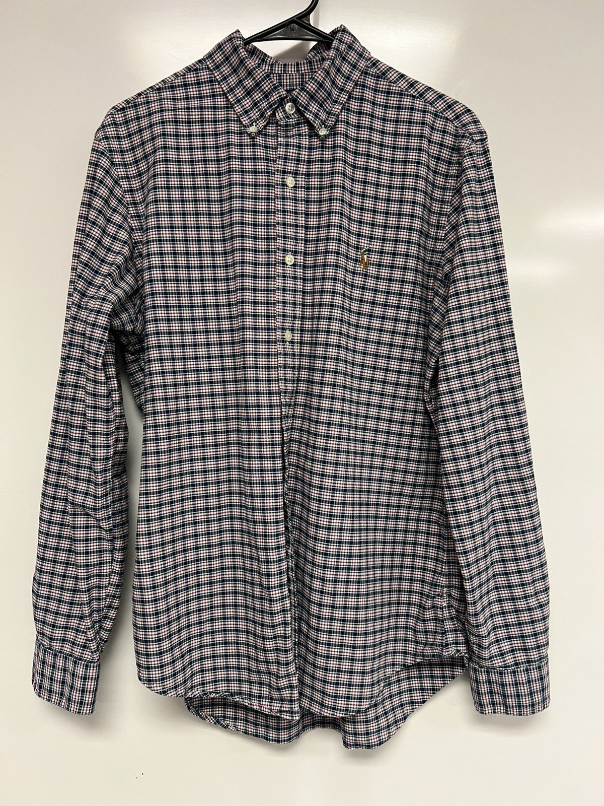 Designer × Polo Ralph Lauren × Vintage Vintage Ralph Lauren Plaid Shirt Long Sleeve Men's L Cotton Size US M / EU 48-50 / 2 - 1 Thumbnail