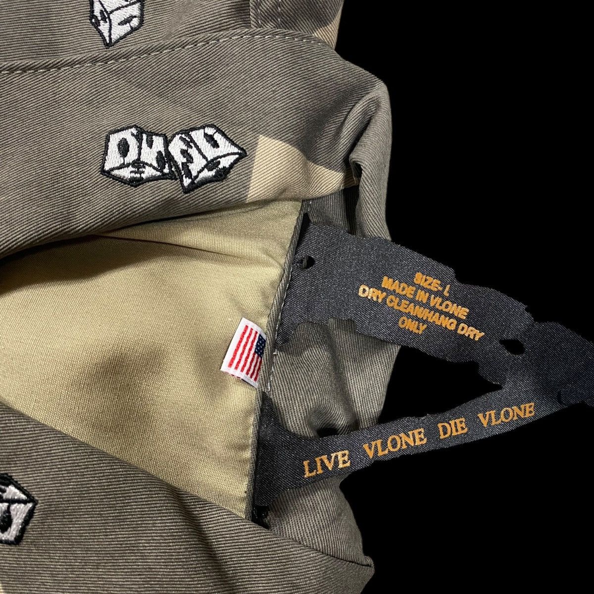 Vlone Vlone Desert Camo Denim Jacket (L) Size US L / EU 52-54 / 3 - 3 Thumbnail
