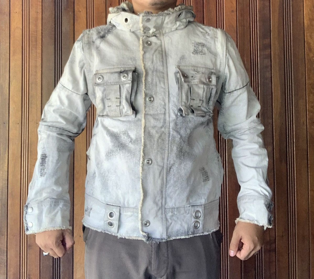 in the attic homme denim jacket