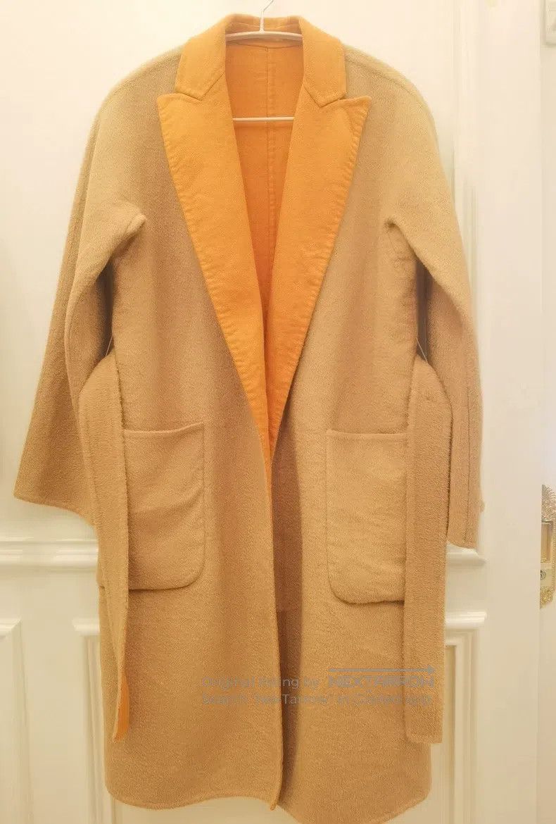 Max Mara Max Mara Water Ripple Cashmere Coat Size M / US 6-8 / IT 42-44 - 1 Thumbnail