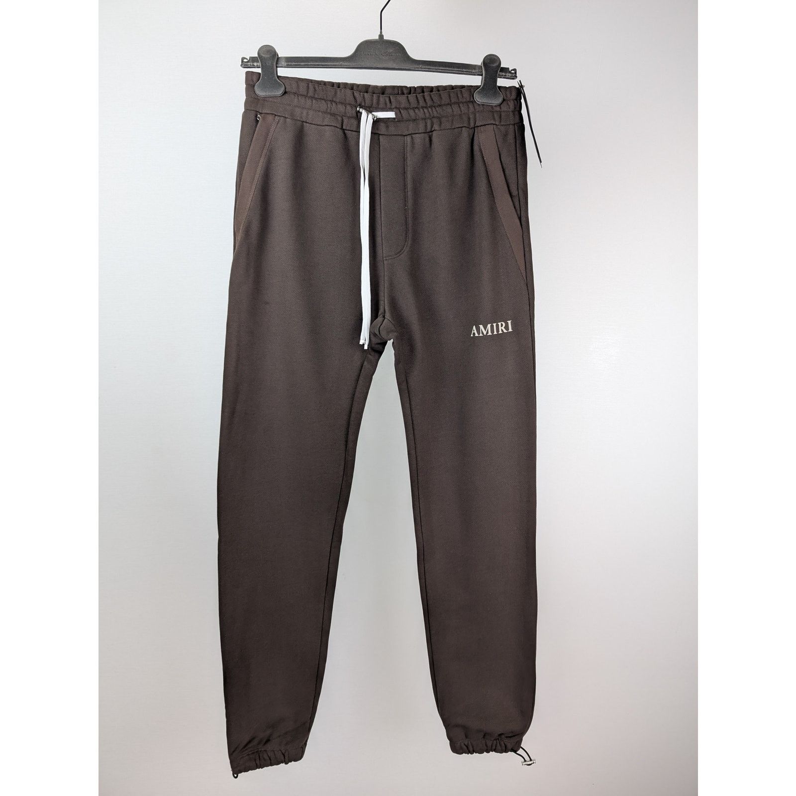 Amiri o1rshd1 " PUFF " Logo Sweatpant in Brown Size US 32 / EU 48 - 1 Thumbnail