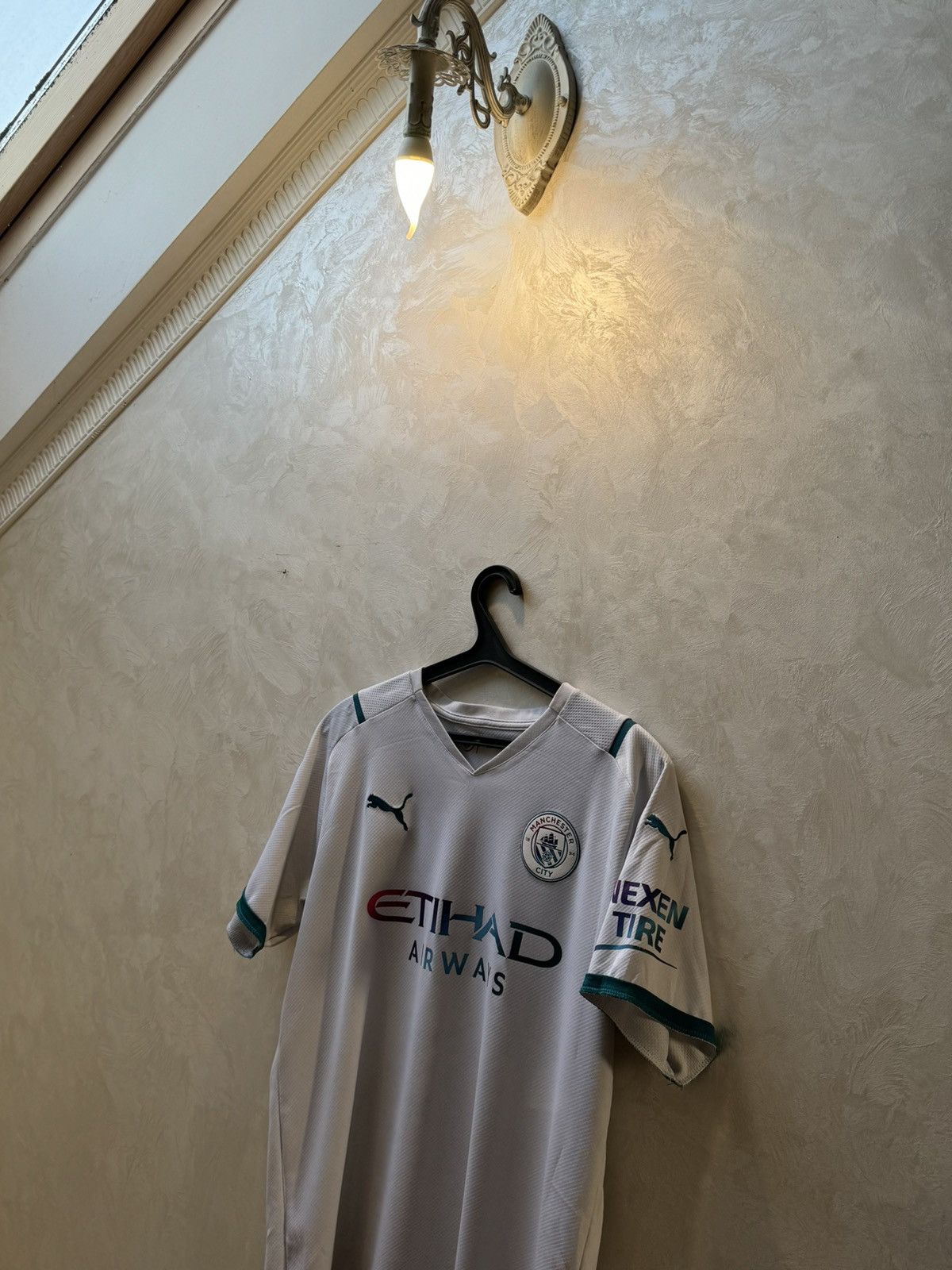 Nike MANCHESTER CITY 2021/22 AWAY SOCCER JERSEY FOOTBALL Size US L / EU 52-54 / 3 - 3 Thumbnail