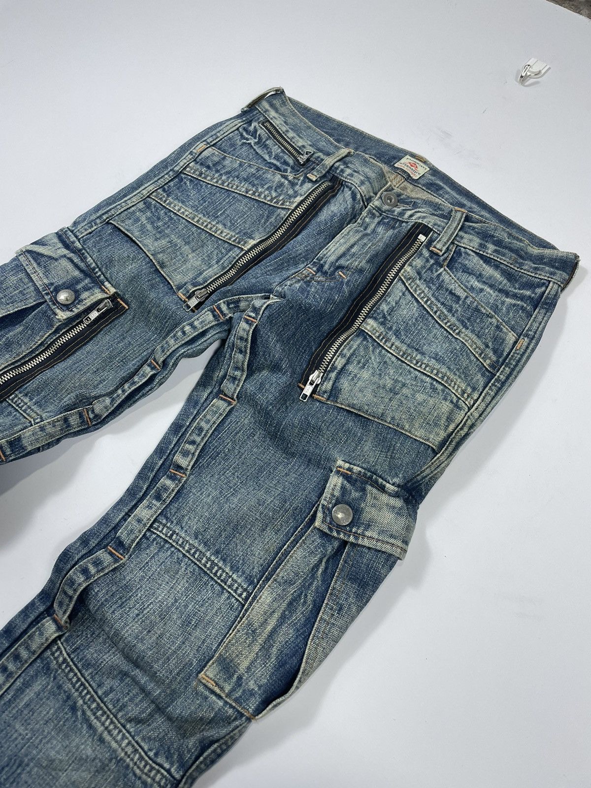 Beauty Beast × Japanese Brand Alternative Multi zipper cargo Pants punk style Size US 29 - 2 Thumbnail