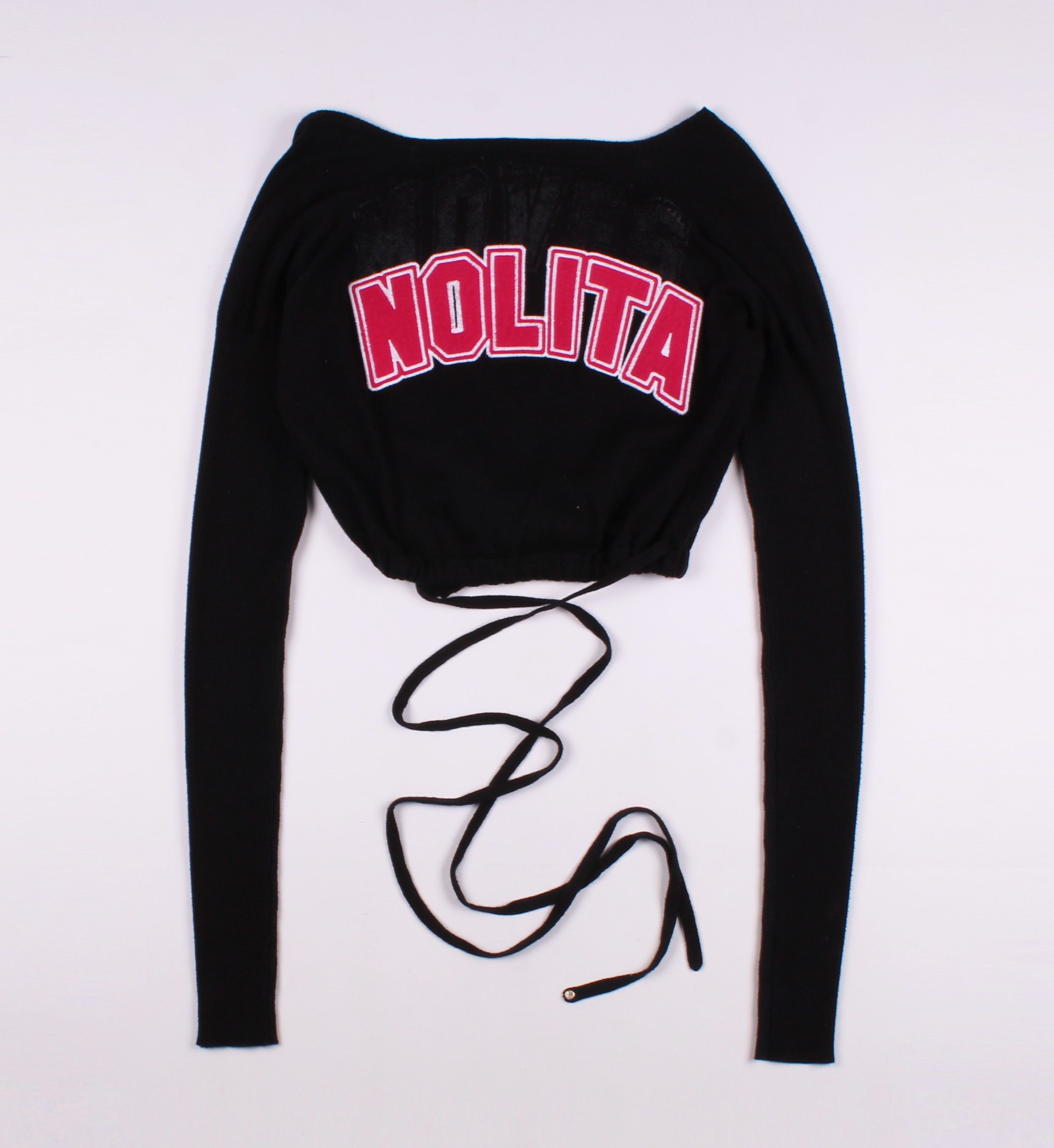 Vintage Nolita North Little Italy Y2K Cropped Wrap Cardigan Size M / US 6-8 / IT 42-44 - 5 Thumbnail