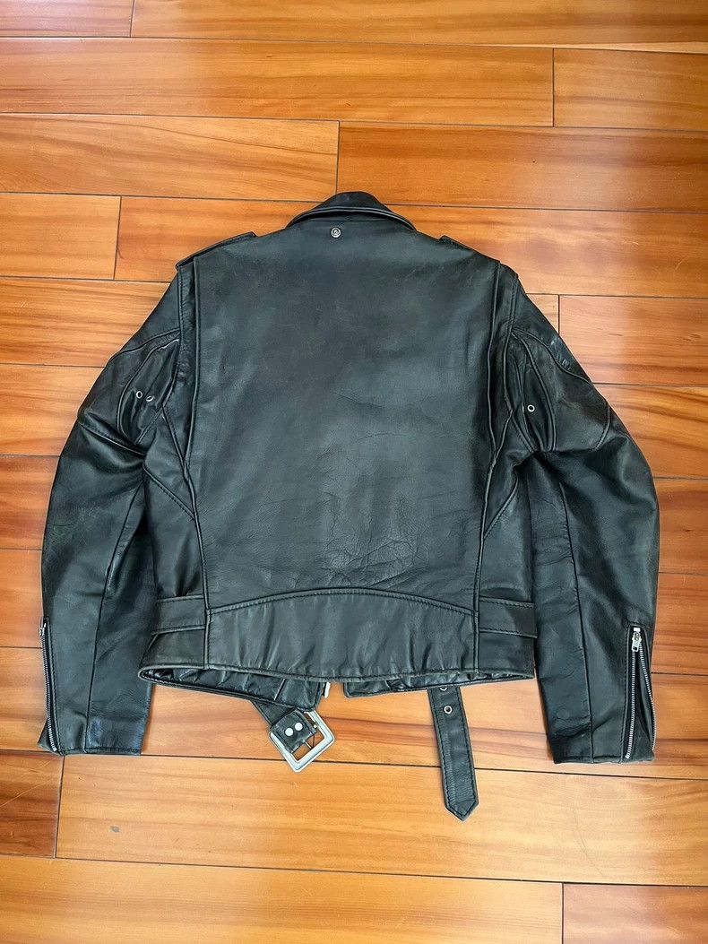 Schott Schott 618 Leather Jacket Size US XXS / EU 40 - 2 Thumbnail