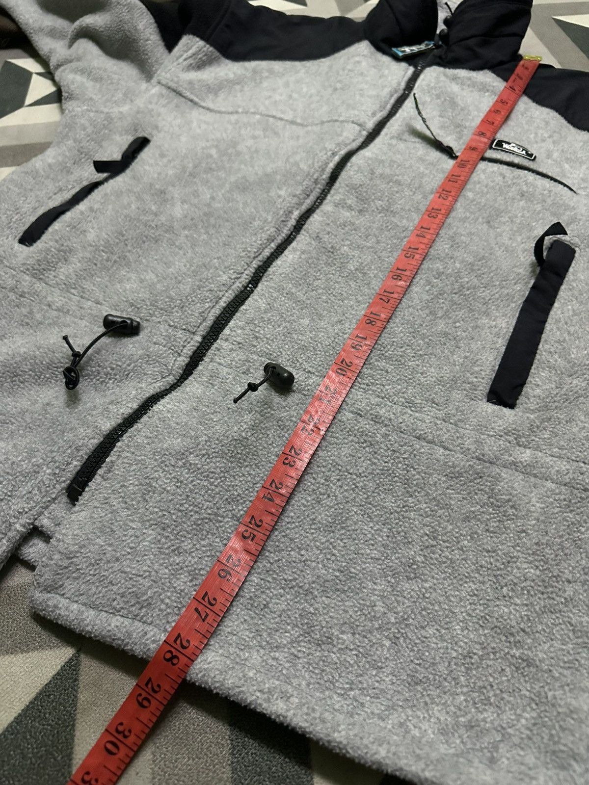 Woolrich Woolen Mills vintage Woolrich Polartec fleece jacket for men in gray Size US L / EU 52-54 / 3 - 8 Thumbnail