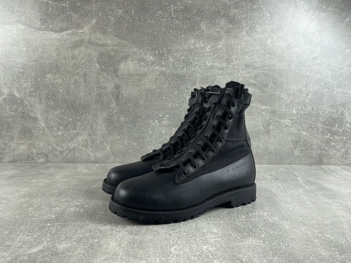 Genuine Leather KIMMI by DINOS Italy Leather & Cordura Tactical Combat Boots Size US 8 / IT 38 - 1 Thumbnail