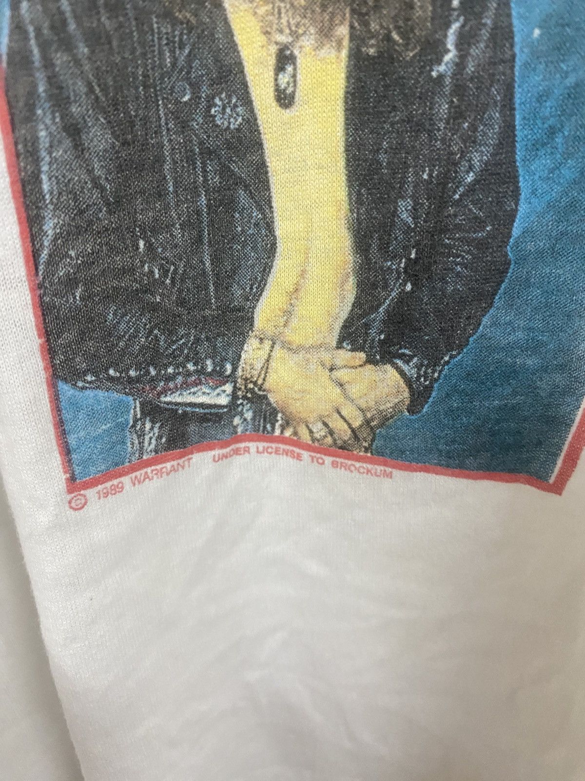 Band Tees Vintage 80s Warrant bandtees Size US L / EU 52-54 / 3 - 4 Thumbnail