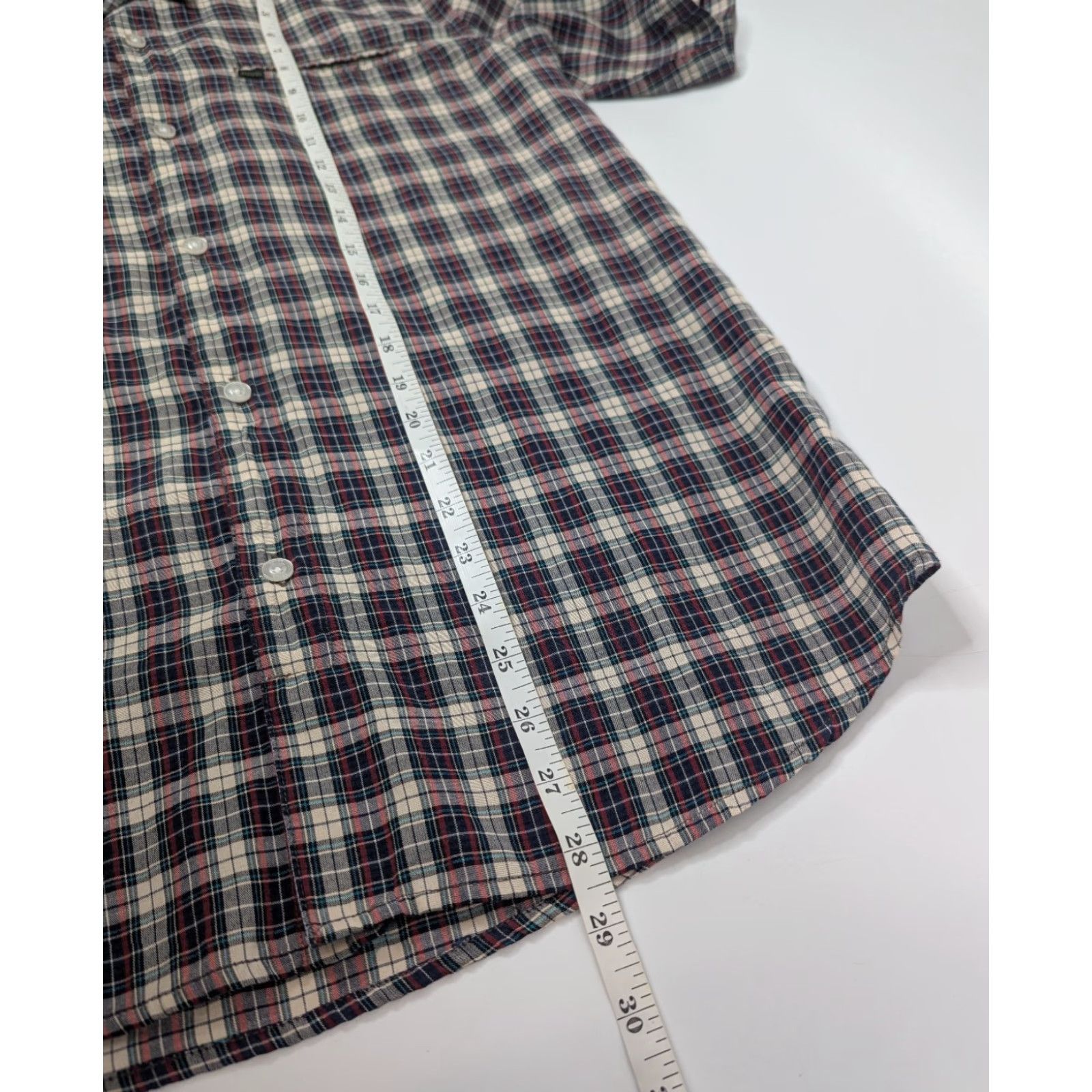 Enjoi Enjoi Shirt Plaid Button-Up Short Sleeve with Front Pocket M Multicolor Cotton Blend Mens Regular Size M Size US M / EU 48-50 / 2 - 4 Thumbnail