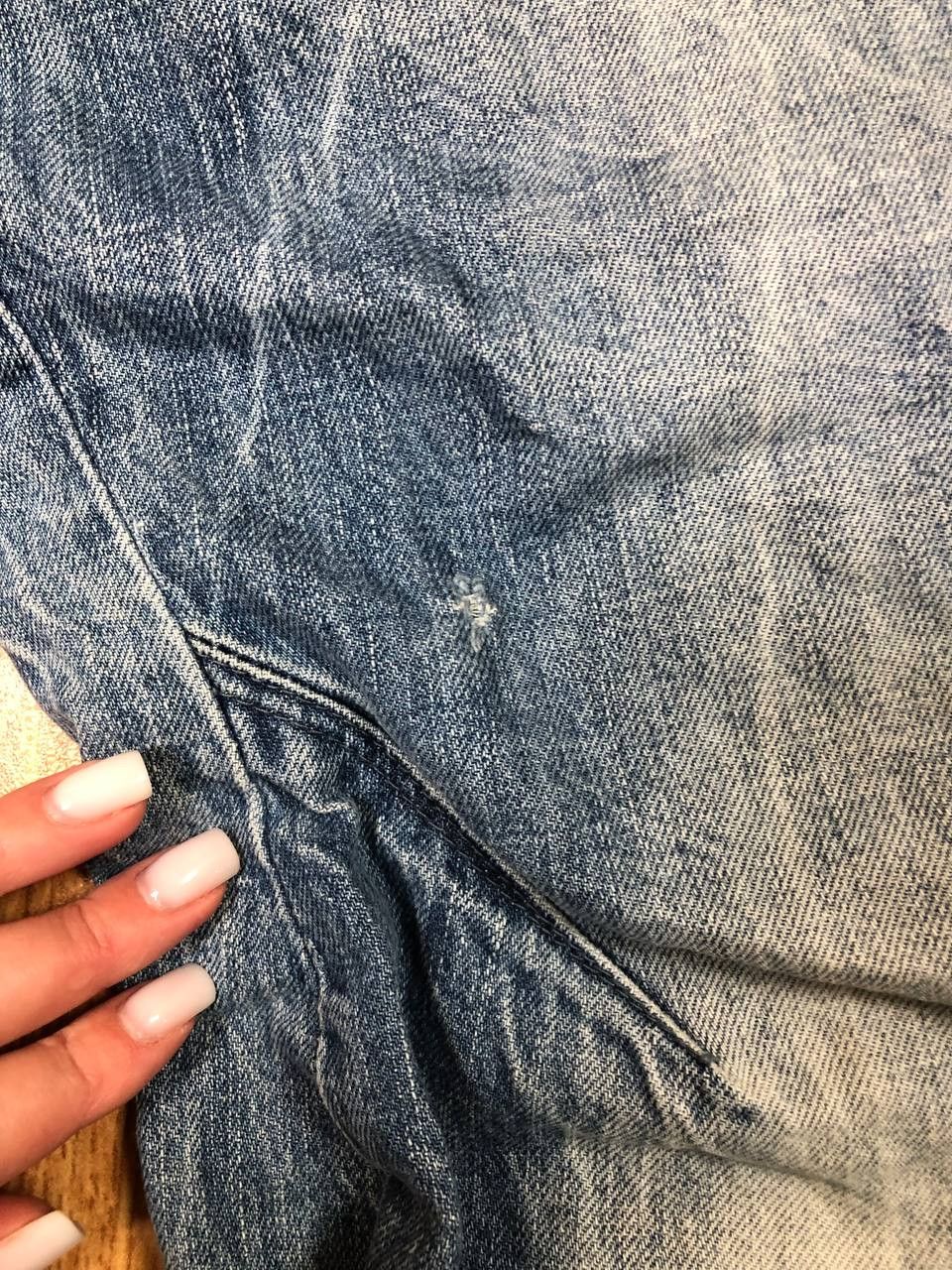 G-Star Crazy Crash Dirty Baggy Faded Jean Japan Avant Garde Style Size US 33 - 17 Thumbnail