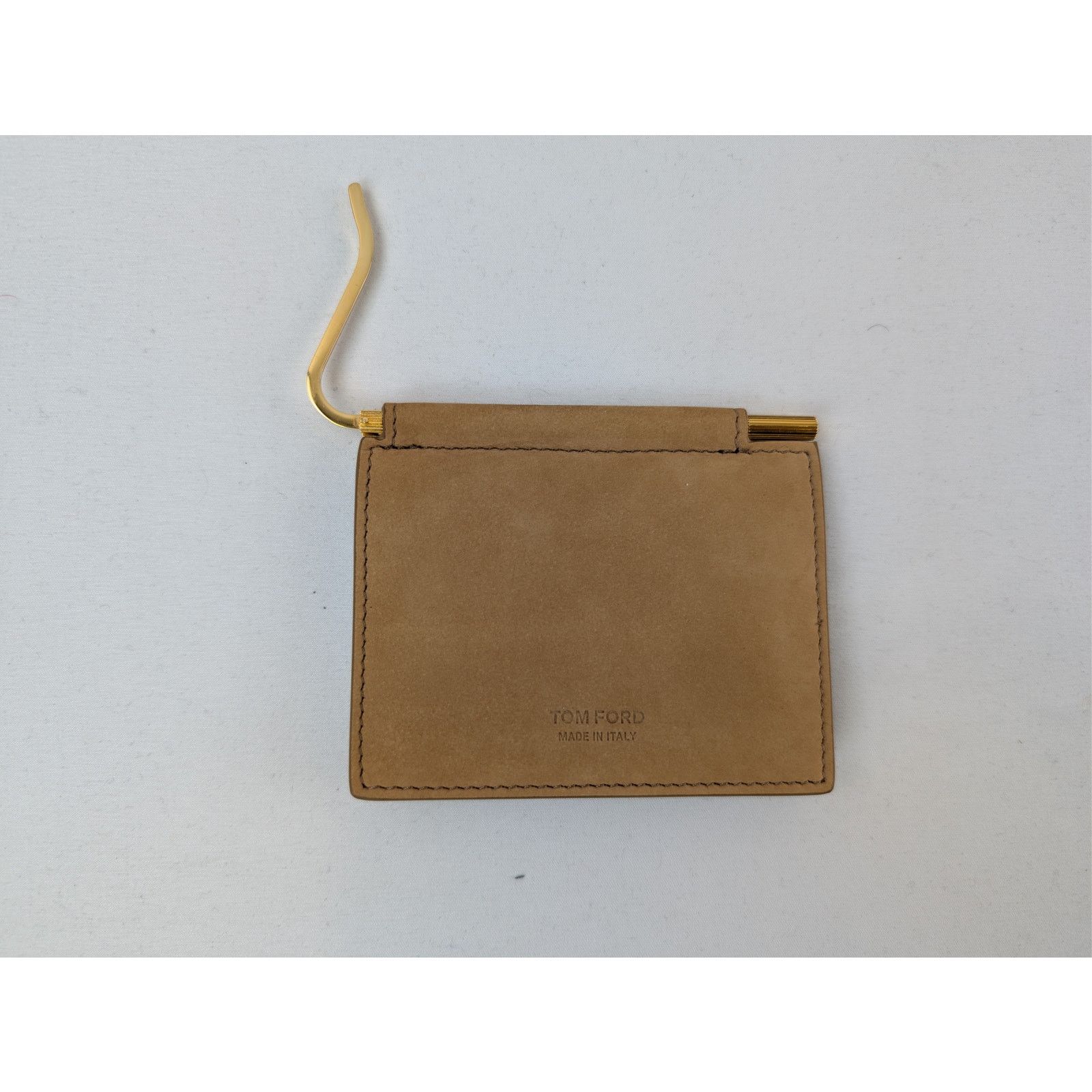 Tom Ford o1rshd1 Size:OS / Embossed Leather Card Holder /Wallet Brown Size ONE SIZE - 9 Thumbnail