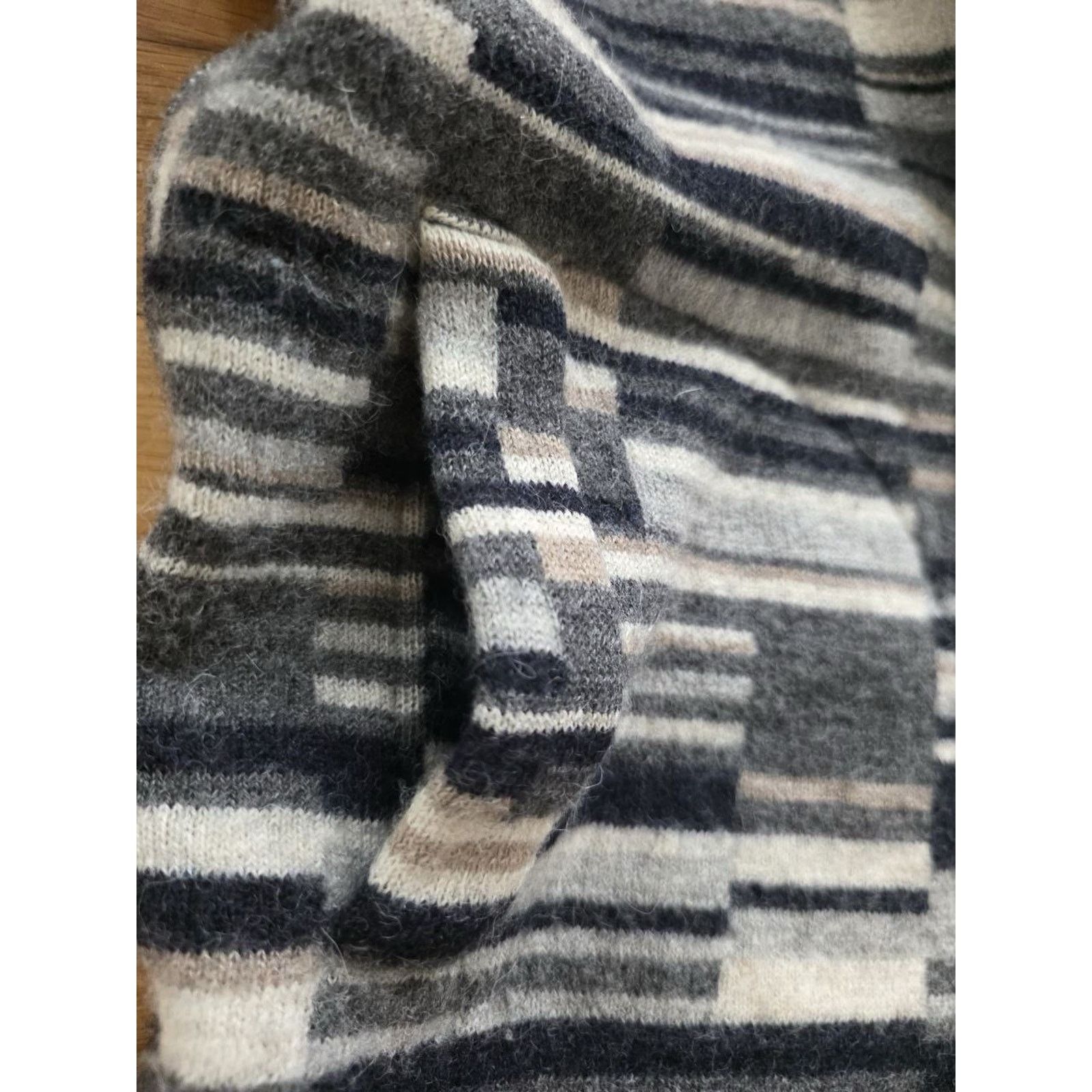 French Connection Peruvian Connection Alpaca Sweater Asymmetrical XL A001072 Size XL / US 12-14 / IT 48-50 - 5 Thumbnail