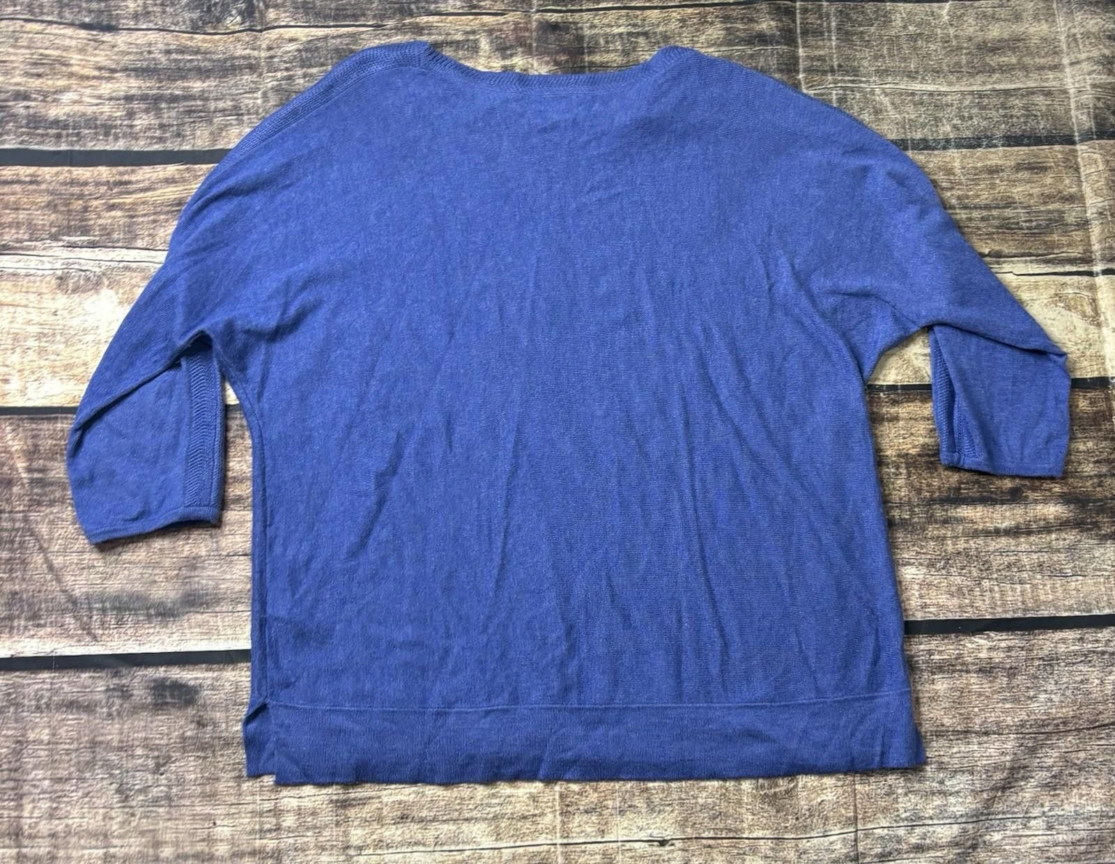 Chicos Chicos Sweater Womens Size 3 Lightweight Knit Cashmere Blend Size L / US 10 / IT 46 - 3 Thumbnail
