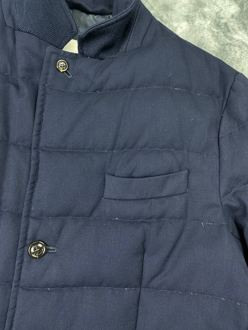 Moncler Moncler Rodin Wool Down Jacket Men Size L Blue Size US L / EU 52-54 / 3 - 9 Thumbnail
