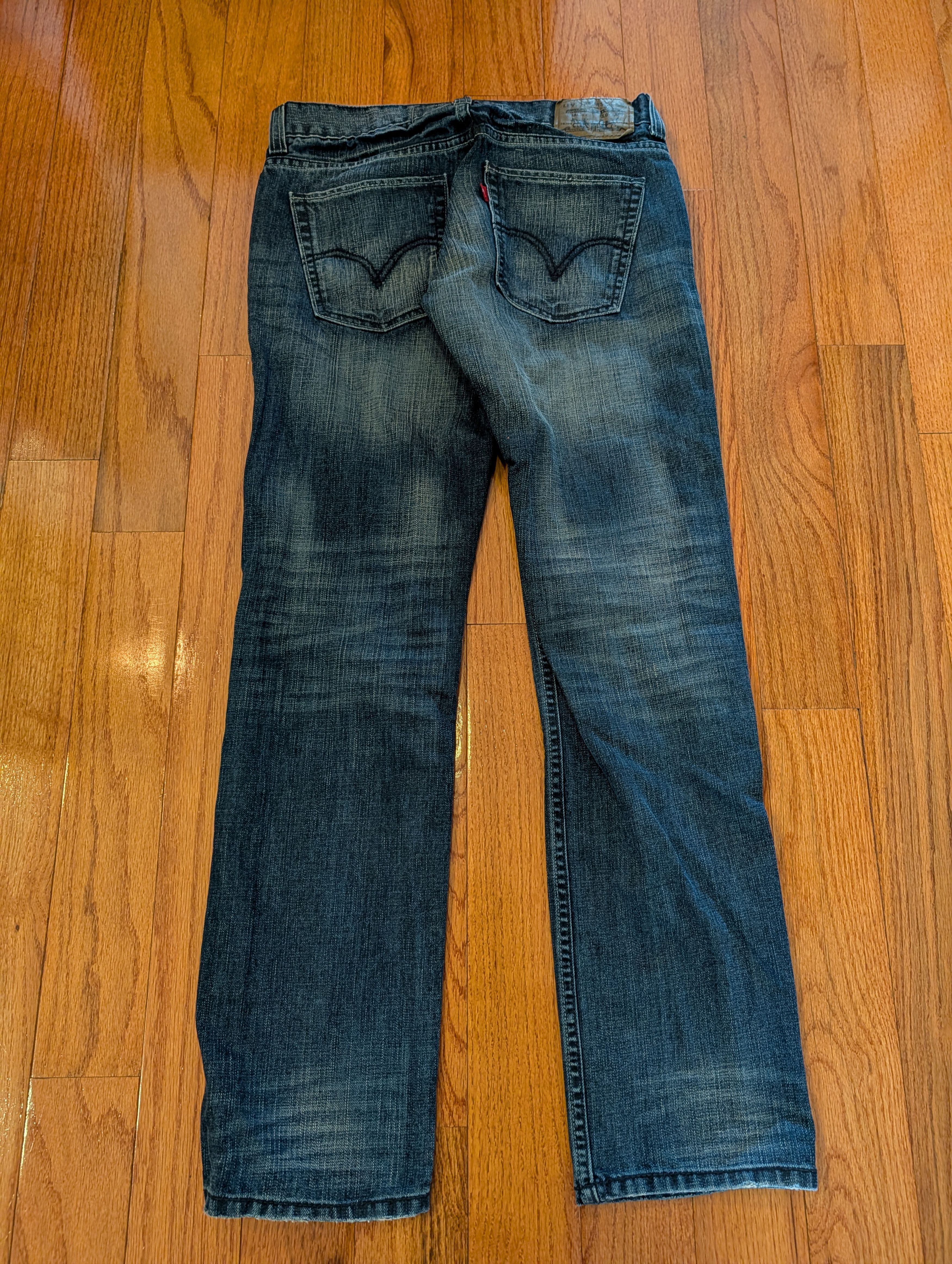 Levi's Levi's 511 Mens Skinny Fit Dark Wash Jeans 32x30 Fading Size US 32 / EU 48 - 7 Thumbnail