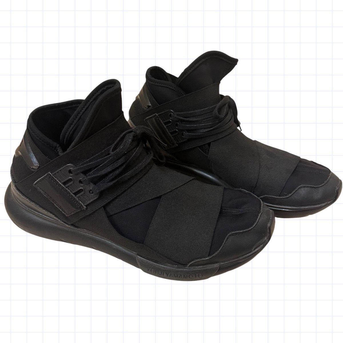 Adidas × Y-3 Y-3 Qasa Adidas 9.5 Black Sneaker Qaza Size US 9.5 / EU 42-43 - 4 Thumbnail