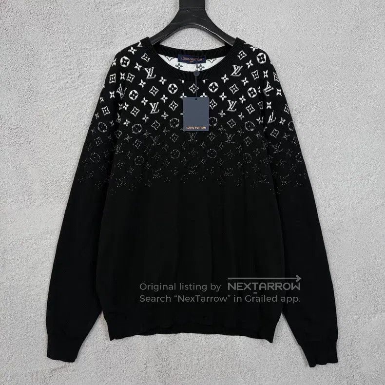 Louis Vuitton Gradient Logo printed crew neck sweatshirt