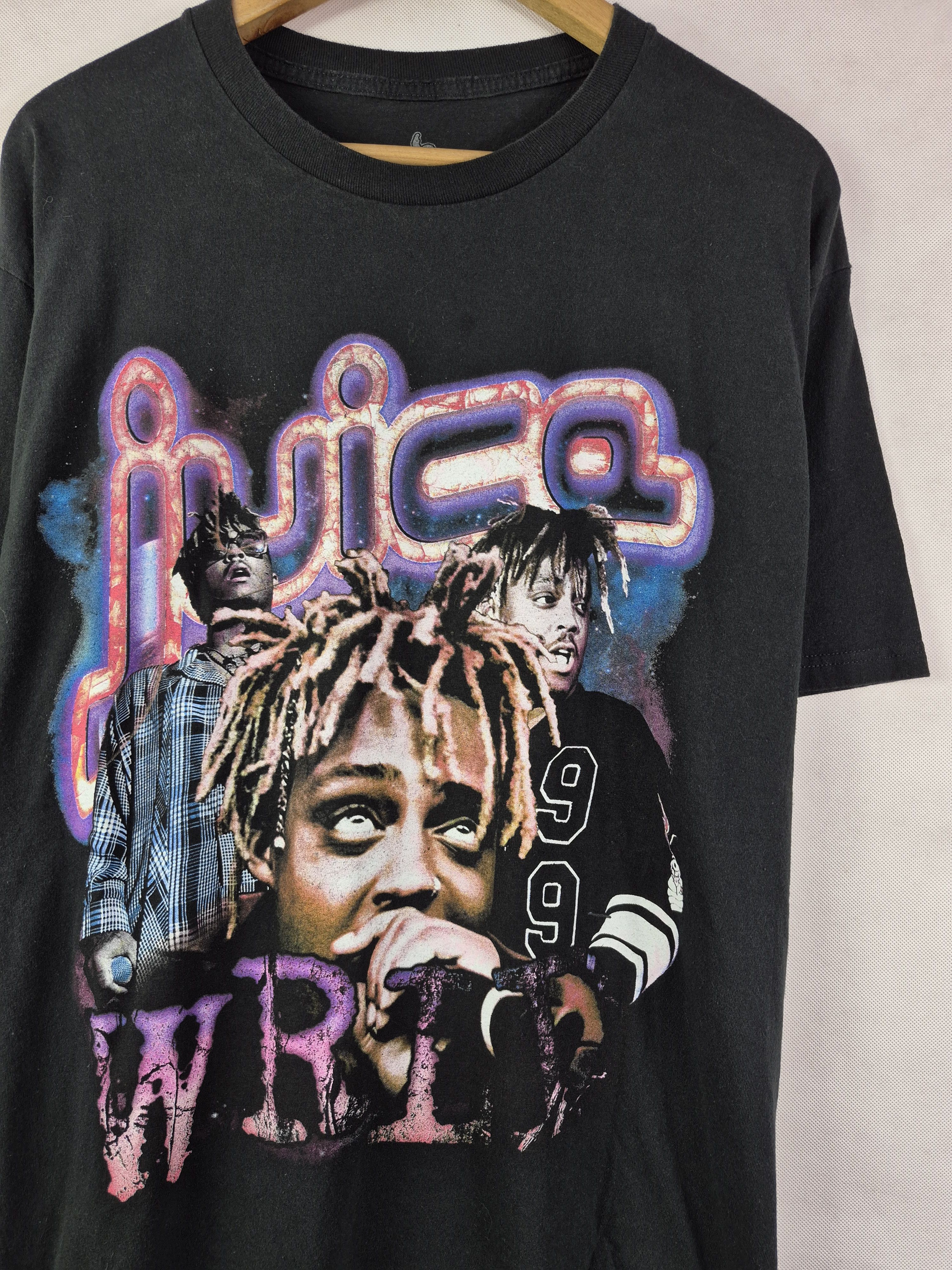 999 Club 999 Club Juice WRLD Rap Tees Big Print Hip Hop Size US XL / EU 56 / 4 - 2 Thumbnail