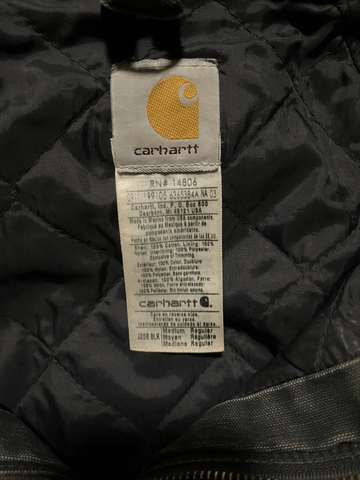 Carhartt Heavily Worn Carhartt Jacket Size US M / EU 48-50 / 2 - 6 Thumbnail