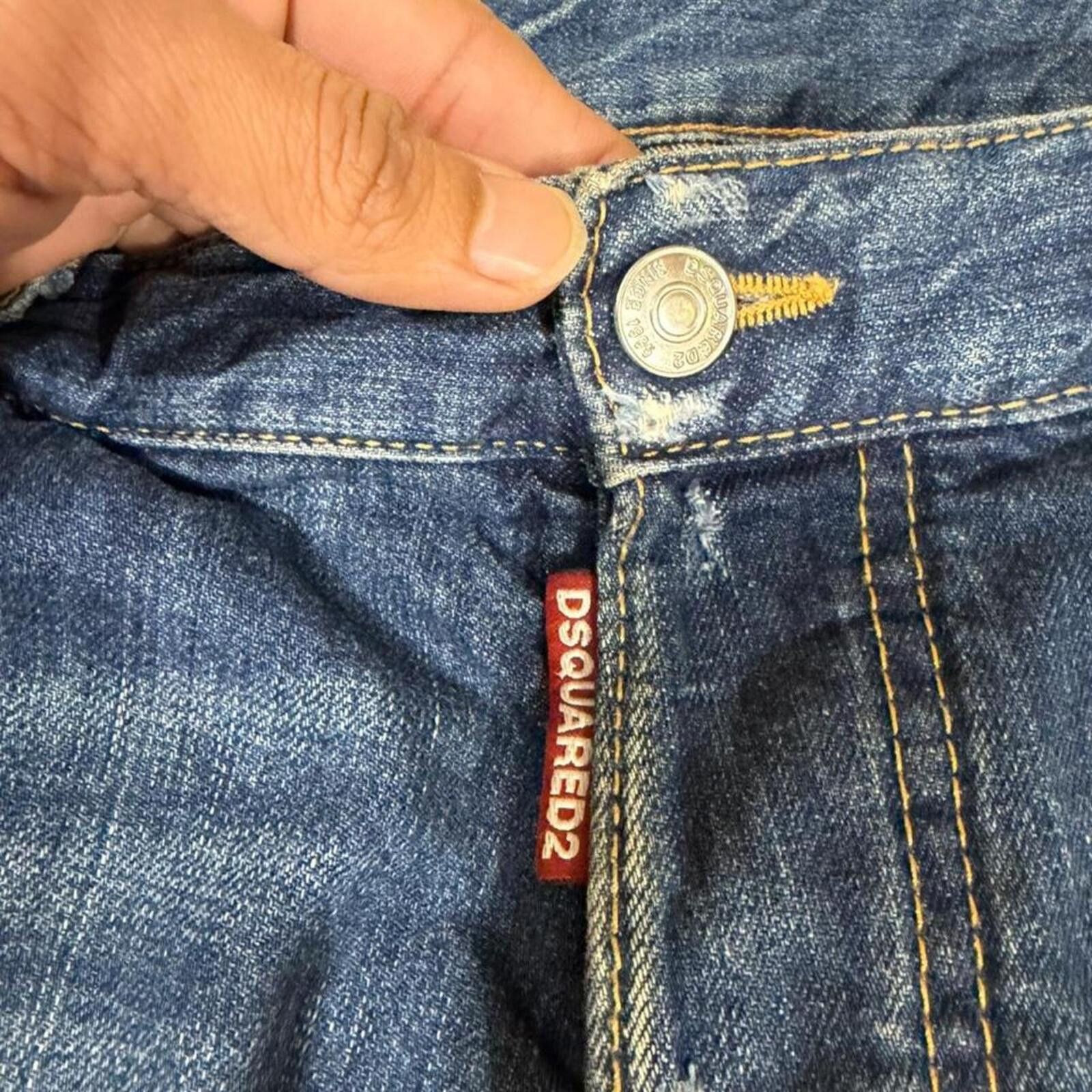 Dsquared2 DSQUARED2 blue jeans with unique design Size US 39 - 6 Thumbnail