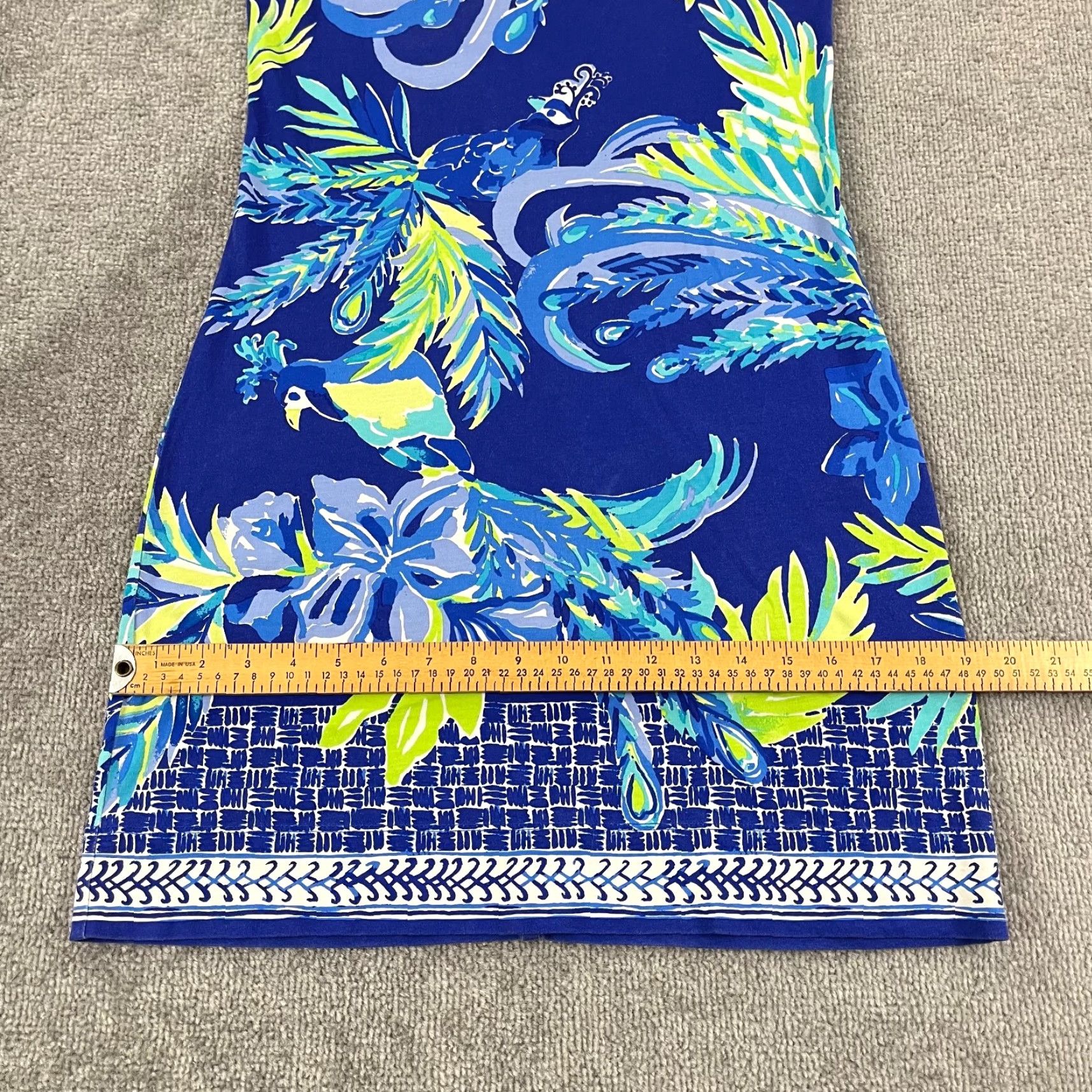 Lilly Pulitzer Lilly Pulitzer Dress Women XS MARAH Peacock Nest to Nothing Twilight Blue Preppy Size XS / US 0-2 / IT 36-38 - 6 Thumbnail