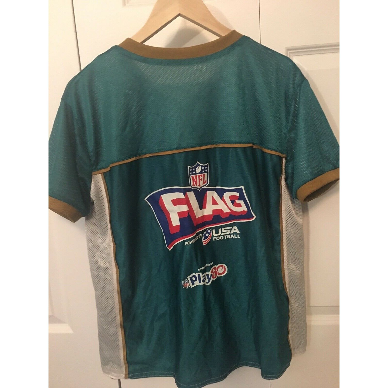 Other Jaguars Sz M Unisex Green/White Reversible Flag Football Jer Size US M / EU 48-50 / 2 - 4 Thumbnail