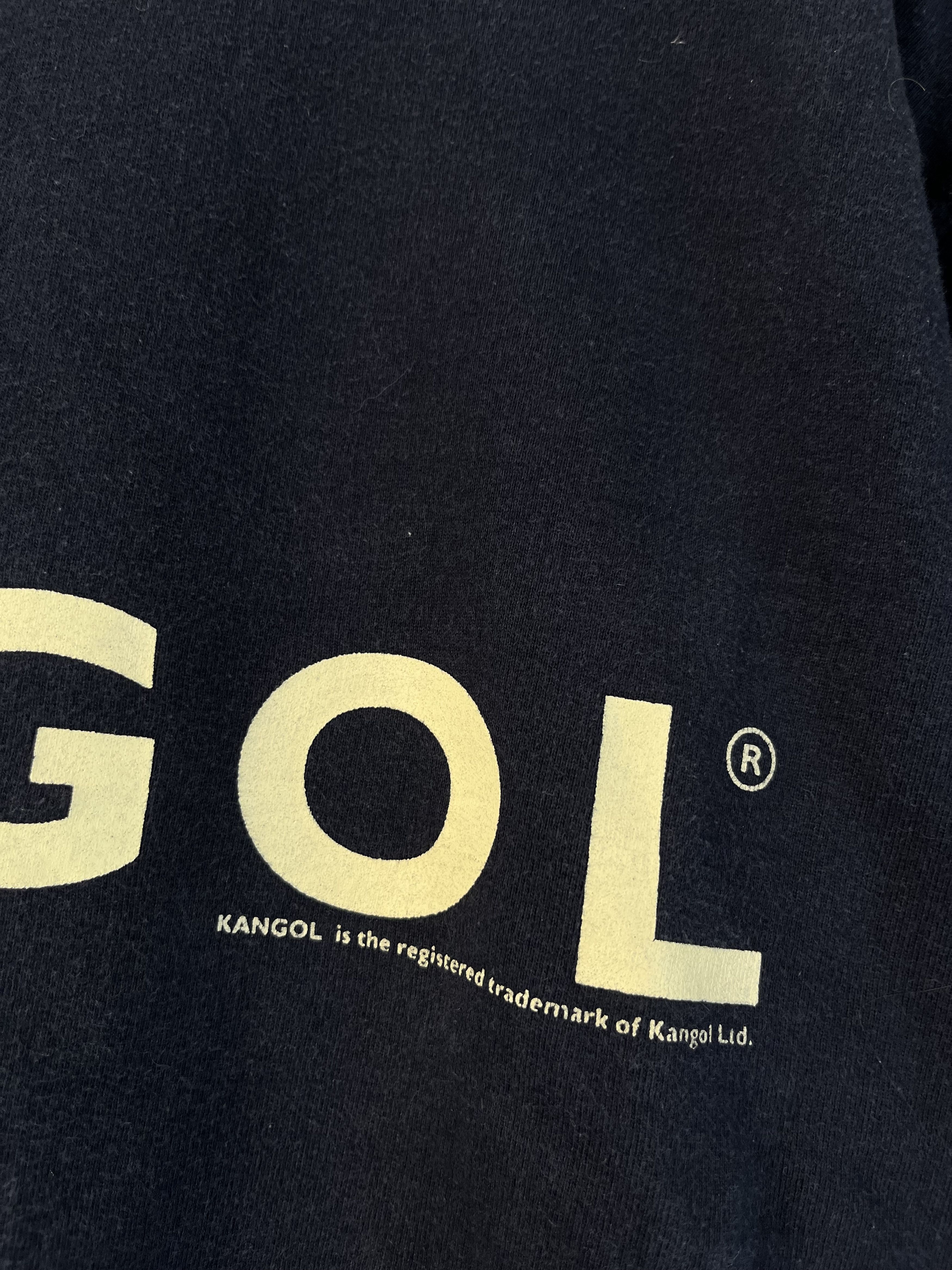 Kangol × Vintage 90s Kangol Iconic Big Logo Sweatshirt Size US S / EU 44-46 / 1 - 4 Thumbnail