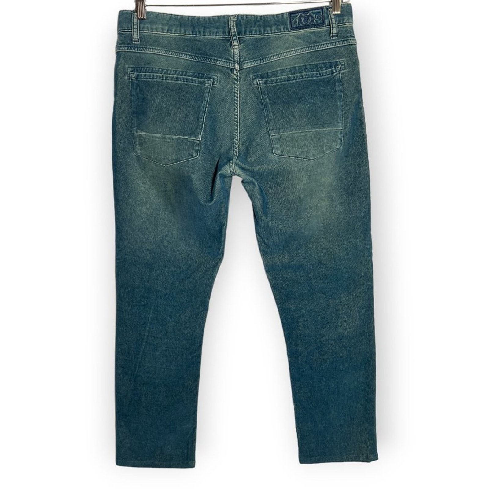 Other Ramsey Sport Slim Mini Corduroy Pants Blue Size 34 Size US 34 / EU 50 - 2 Thumbnail